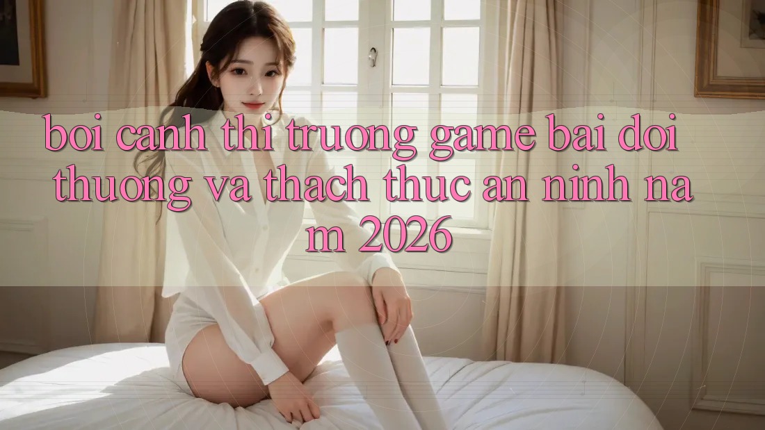 Bối Cảnh Thị Trường Game Bài Đổi Thưởng Và Thách Thức An ninh Năm 2026