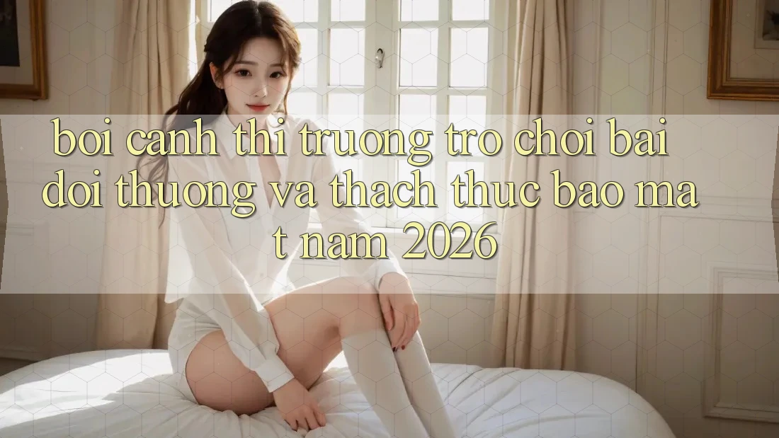 Bối Cảnh Thị Trường Trò chơi Bài Đổi Thưởng Và Thách Thức Bảo Mật Năm 2026