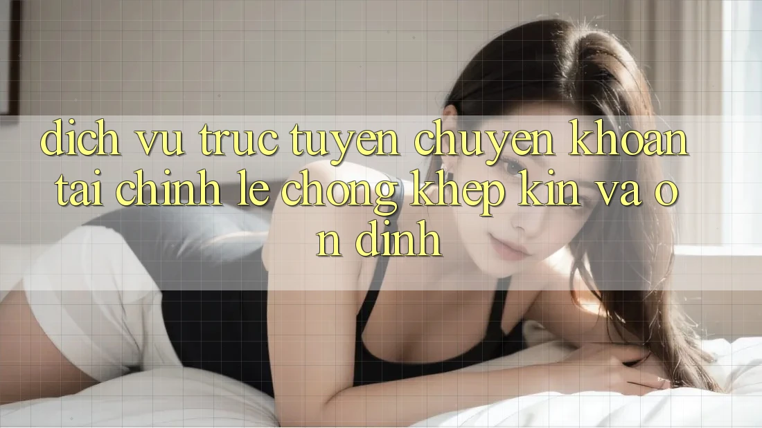Dịch vụ trực tuyến Chuyển khoản Tài Chính: Lẹ Chóng, Khép Kín Và Ổn định