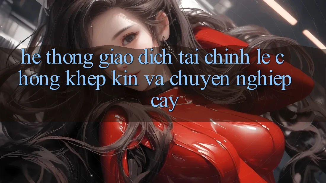 Hệ Thống Giao Dịch Tài Chính: Lẹ Chóng, Khép Kín Và Chuyên nghiệp cậy