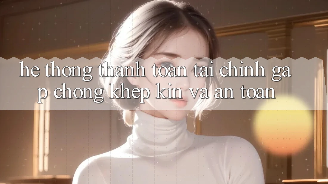 Hệ Thống Thanh toán Tài Chính: Gấp Chóng, Khép Kín Và An Toàn Hệ Thống Thanh toán Tài Chính: Gấp Chóng, Khép Kín Và An Toàn