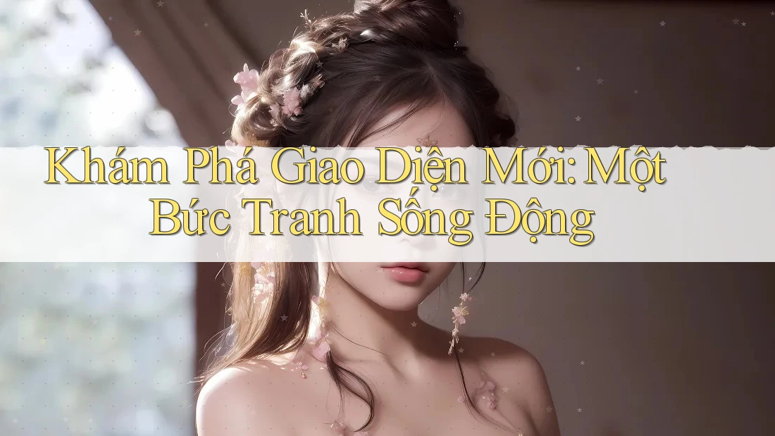Khám Phá Giao Diện Mới: Một Bức Tranh Sống Động