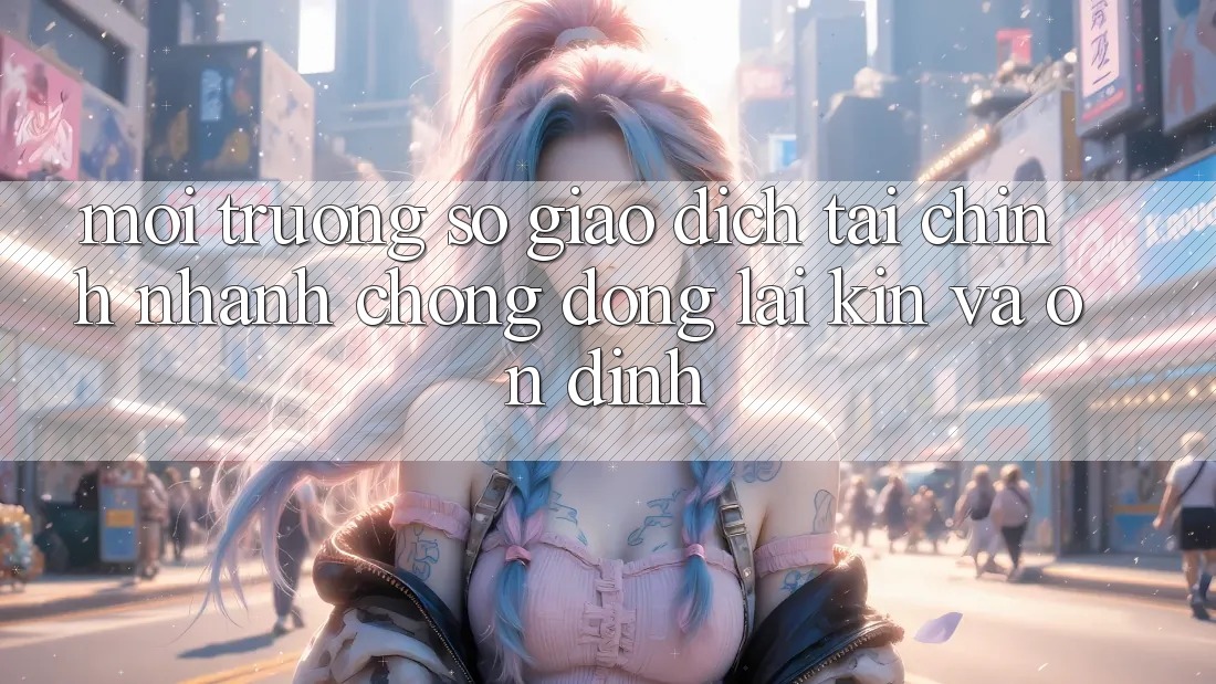 Môi trường số Giao Dịch Tài Chính: Nhanh chóng, Đóng lại Kín Và Ổn định