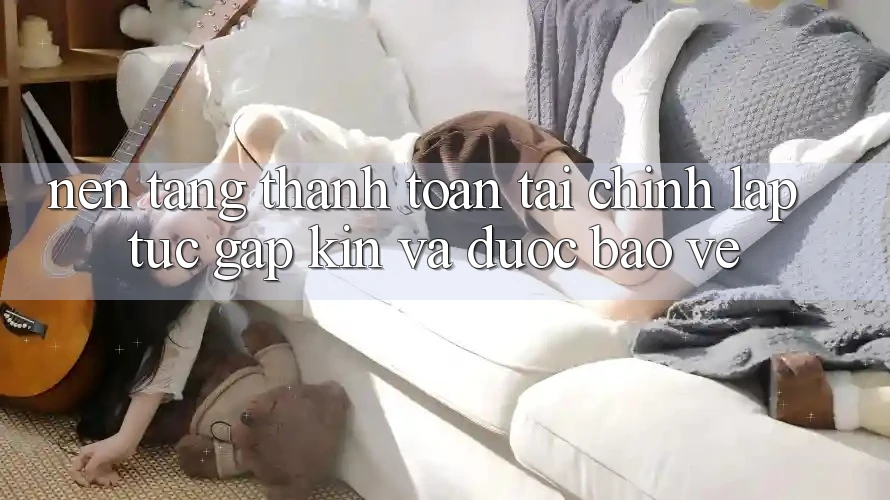 Nền tảng Thanh toán Tài Chính: Lập tức, Gập Kín Và Được bảo vệ