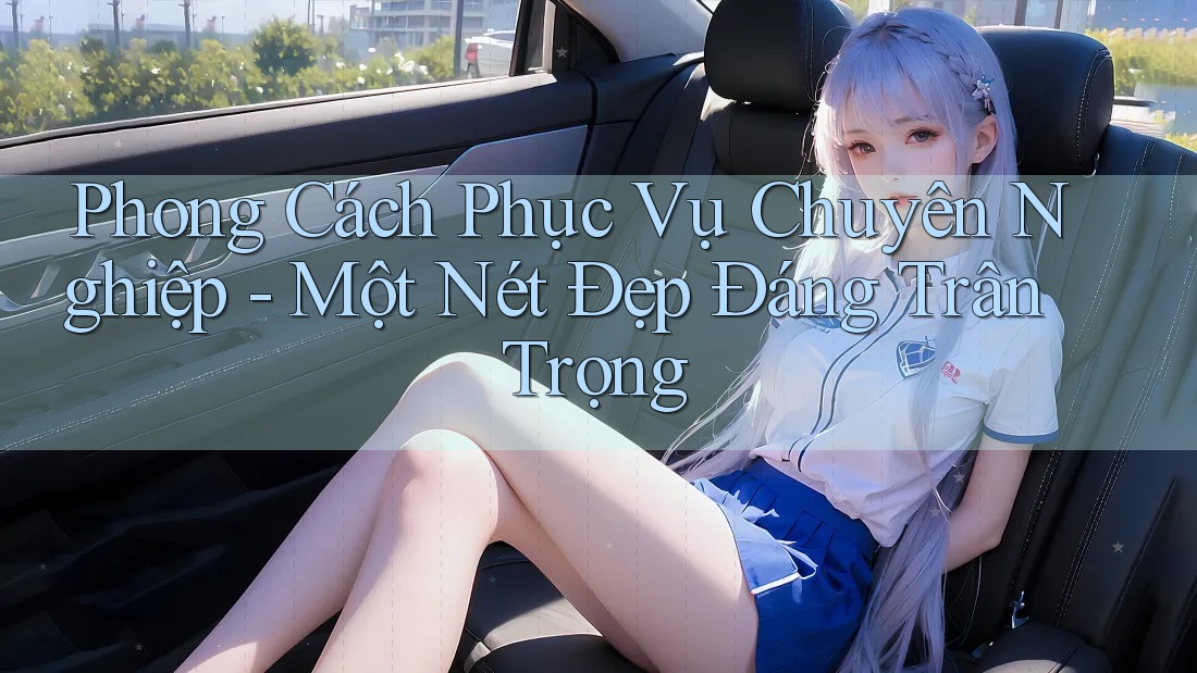 Phong Cách Phục Vụ Chuyên Nghiệp - Một Nét Đẹp Đáng Trân Trọng