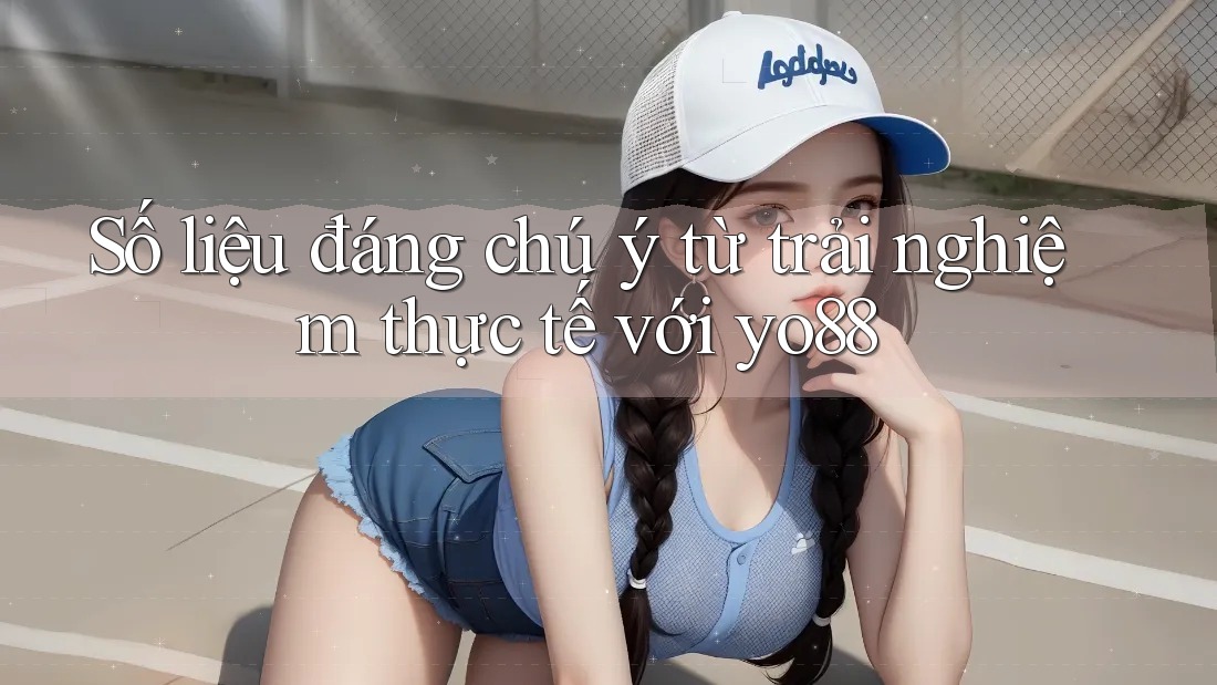 Số liệu đáng chú ý từ trải nghiệm thực tế với yo88