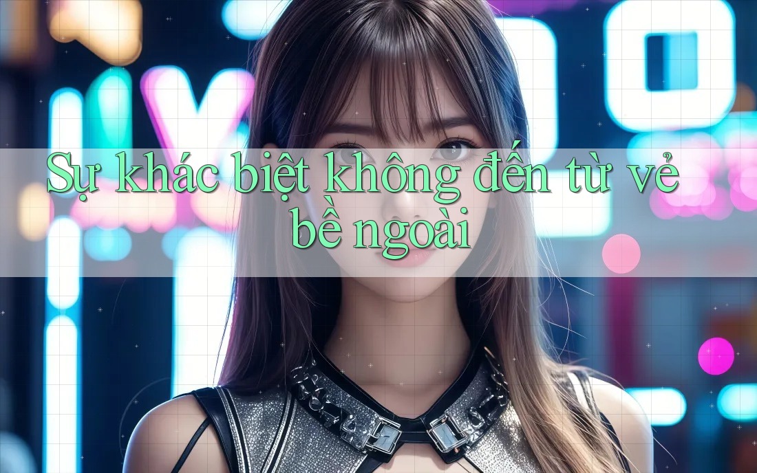 Sự khác biệt không đến từ vẻ bề ngoài Sự khác biệt không đến từ vẻ bề ngoài