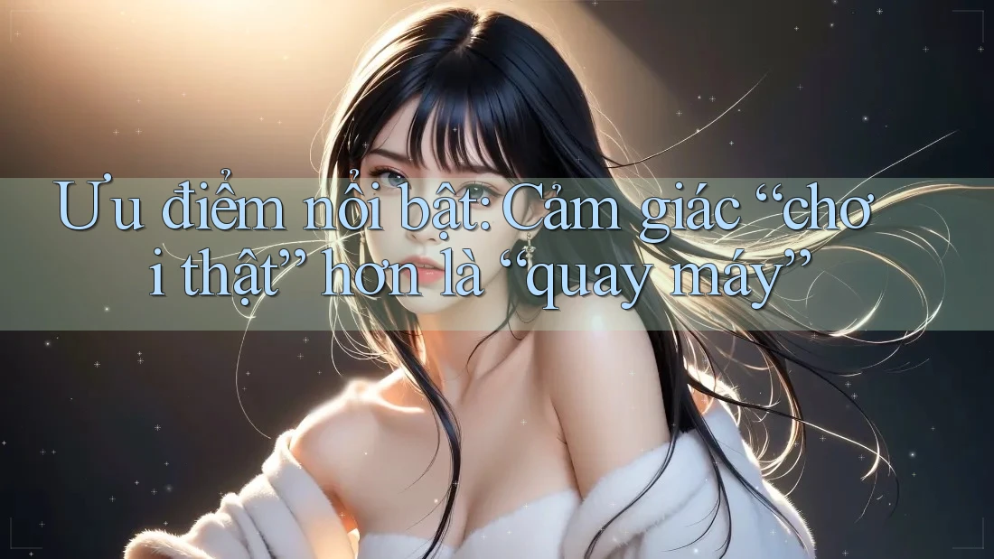 Ưu điểm nổi bật: Cảm giác “chơi thật” hơn là “quay máy”