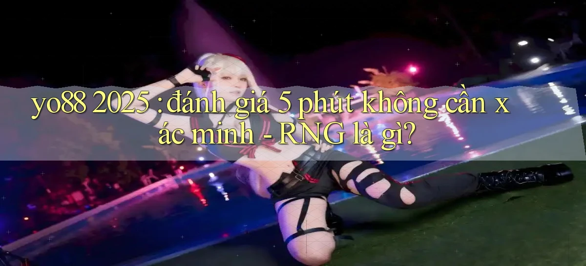 yo88 2025 đánh giá 5 phút không cần xác minh   RNG là gì