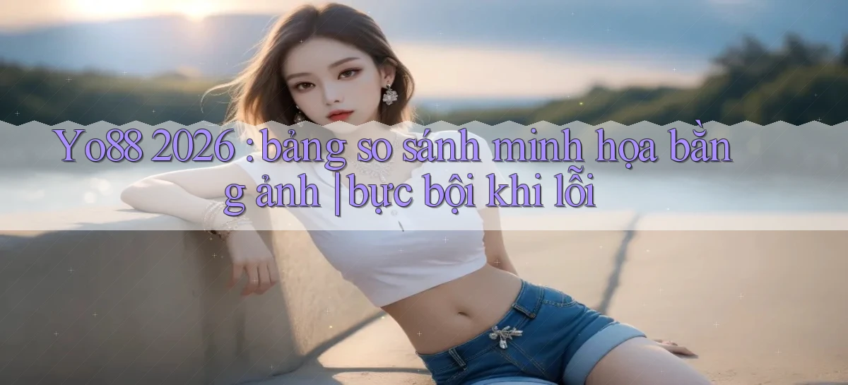 Yo88 2026 bảng so sánh minh họa bằng ảnh bực bội khi lỗi