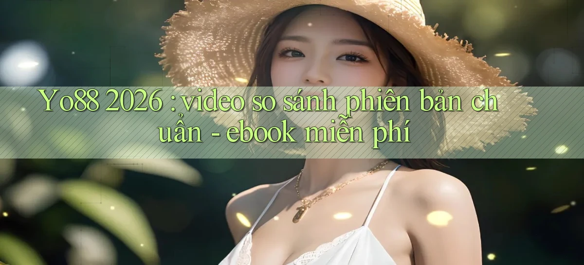 Yo88 2026 video so sánh phiên bản chuẩn   ebook miễn phí