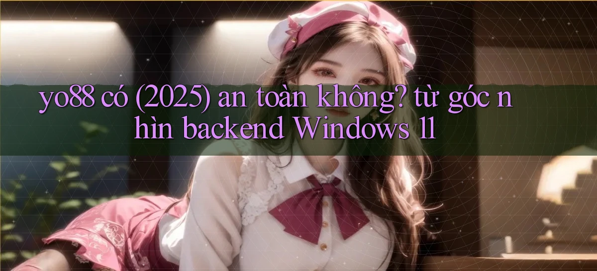 yo88 có (2025) an toàn không từ góc nhìn backend Windows 11
