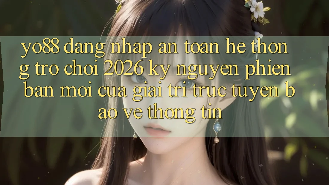 Yo88 - Đăng Nhập An Toàn - Hệ thống Trò chơi 2026: Kỷ Nguyên Phiên bản mới Của Giải Trí Trực Tuyến Bảo vệ thông tin