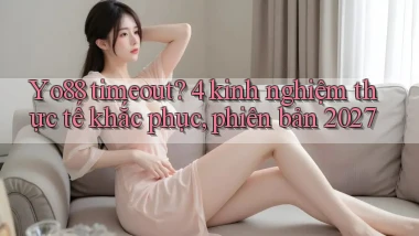 Yo88 timeout 4 kinh nghiệm thực tế khắc phục, phiên bản 2027
