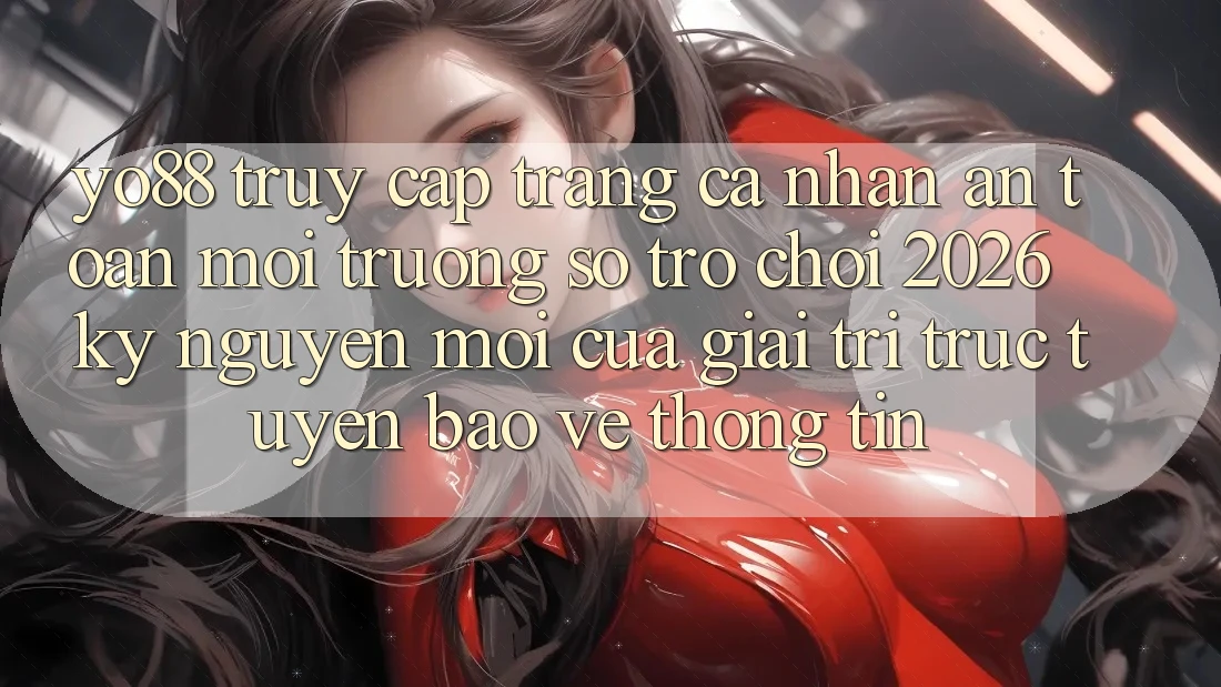 Yo88 - Truy cập trang cá nhân An Toàn - Môi trường số Trò chơi 2026: Kỷ Nguyên Mới Của Giải Trí Trực Tuyến Bảo vệ thông tin