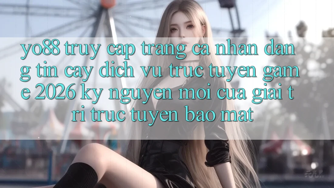 Yo88 - Truy cập trang cá nhân Đáng tin cậy - Dịch vụ trực tuyến Game 2026: Kỷ Nguyên Mới Của Giải Trí Trực Tuyến Bảo Mật