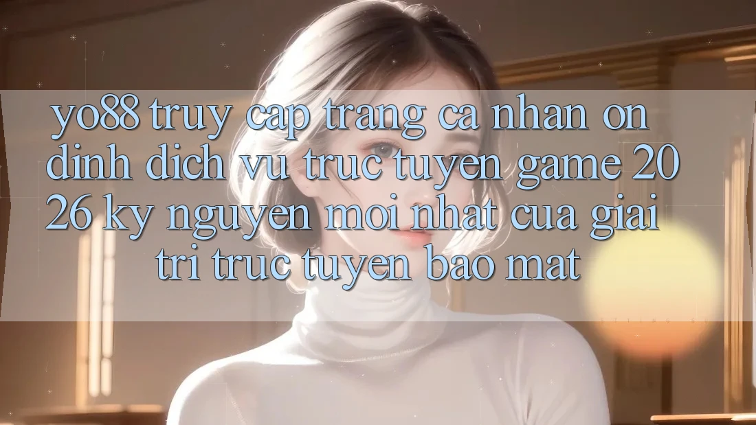 Yo88 - Truy cập trang cá nhân Ổn định - Dịch vụ trực tuyến Game 2026: Kỷ Nguyên Mới nhất Của Giải Trí Trực Tuyến Bảo Mật